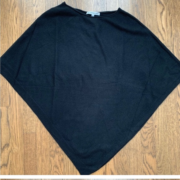 The Cashmere Project Sweaters Nwt The Cashmere Project Poncho In Black Cashmere Poshmark
